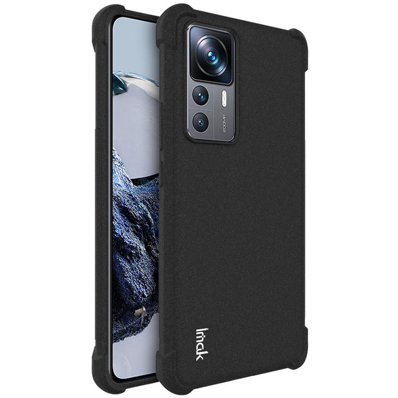 IMAK For Xiaomi 12T Pro 5G Matte TPU Phone Protective Cover Four Corners Airbag Shockproof Case IMAK For Xiaomi 12T Pro 5G Matte TPU Phone Protective Cover Four Corners Airbag Shockproof Case
